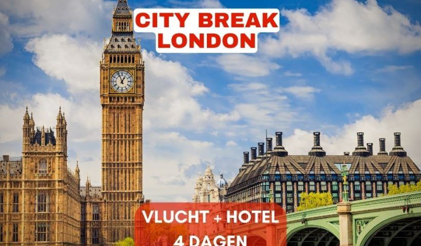 Vakantie Londen 203 EUR (vlucht + hotel)