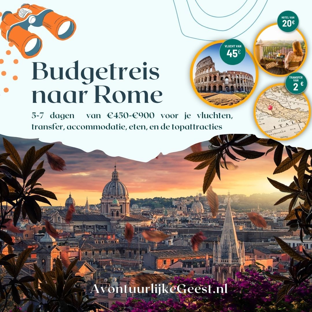 Budgetreis naar Rome